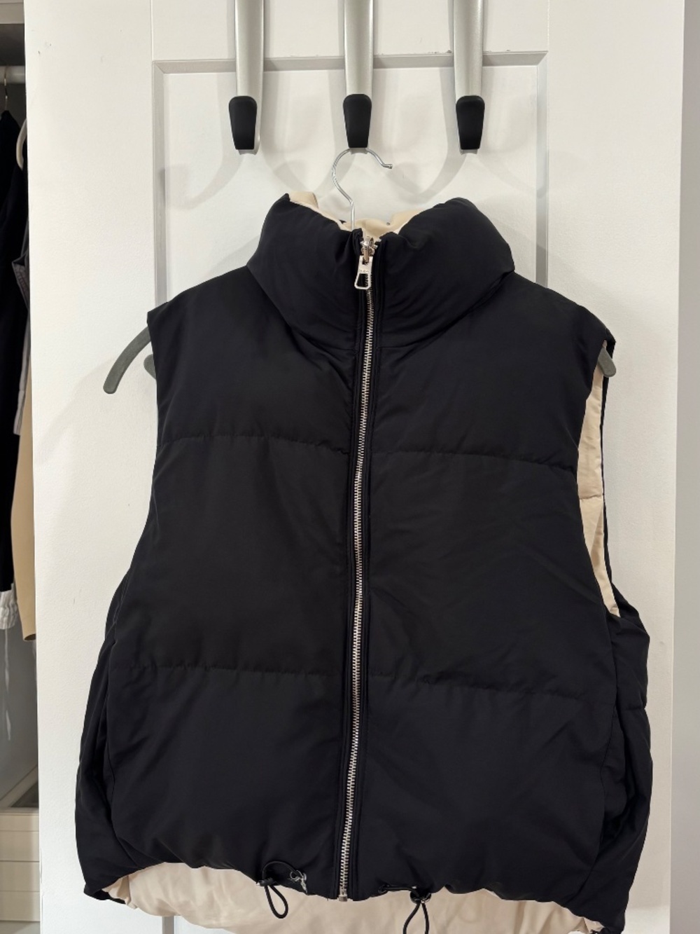 BERSHKA REVERSIBLE PUFFER VEST